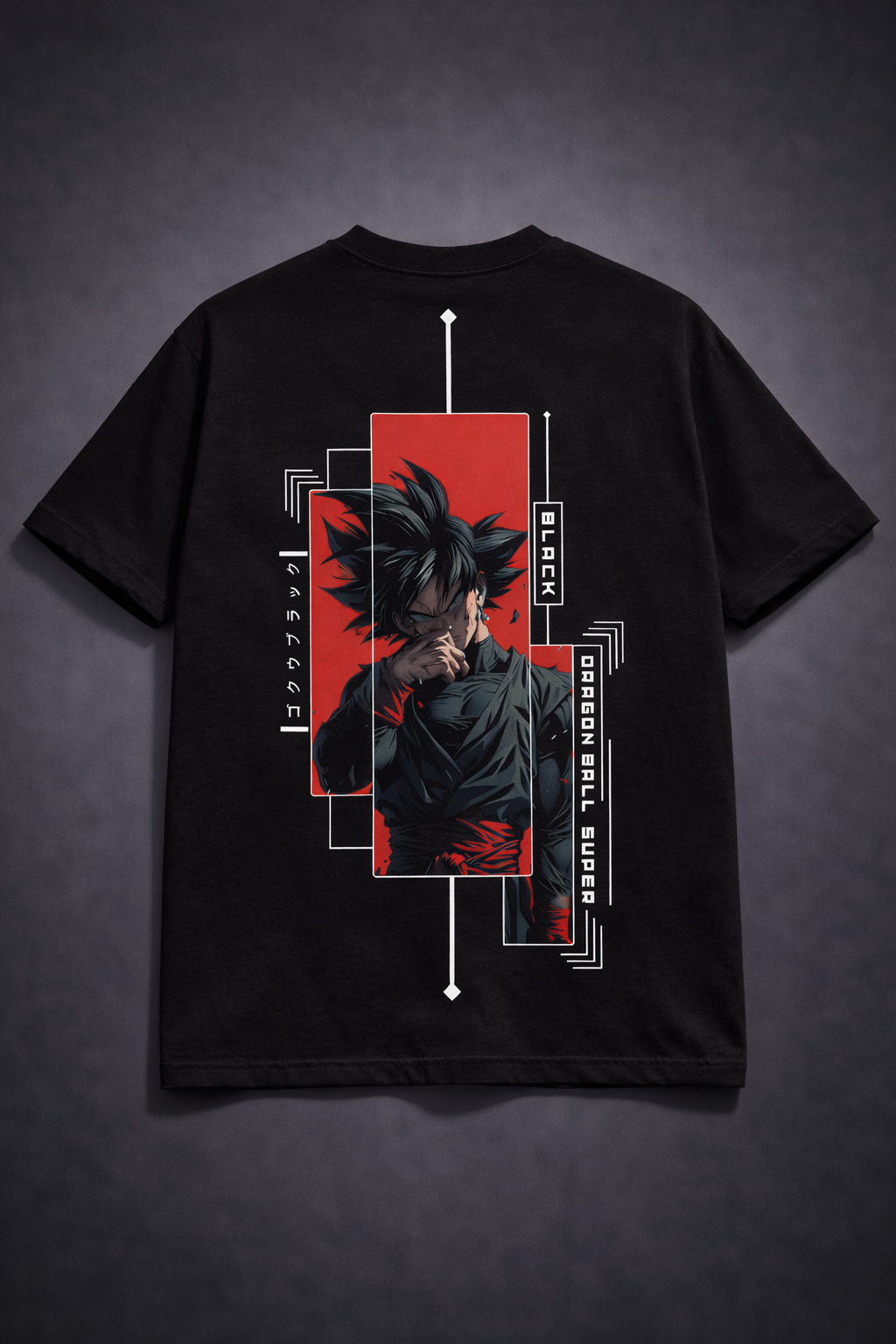 CABO Dragon Ball Anime Graphic T-Shirt – 100% Cotton Regular Fit Streetwear Tee | Large Back Print Anime Design | Casual Unisex Graphic T-Shirt